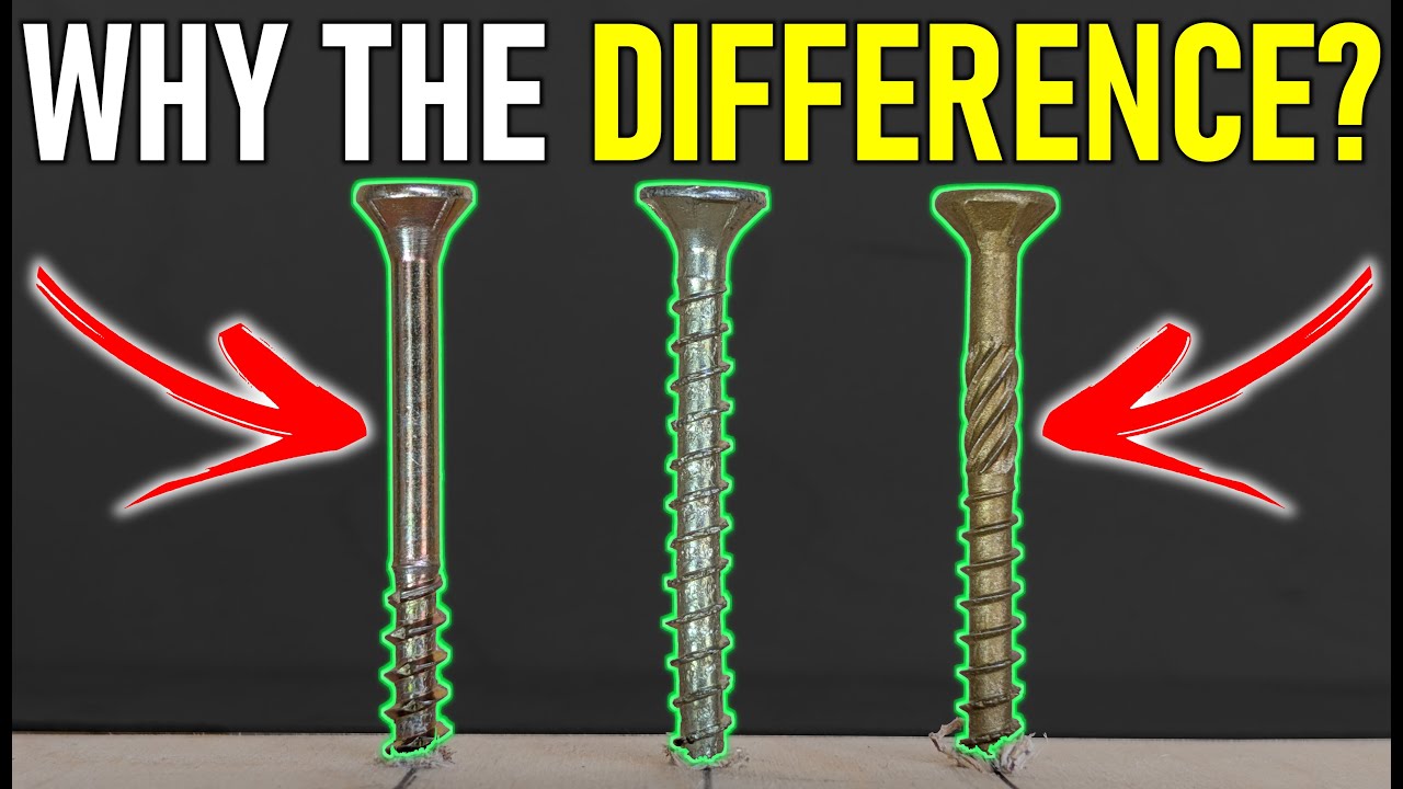 What Pros Know About Screws. That Beginners Don't.