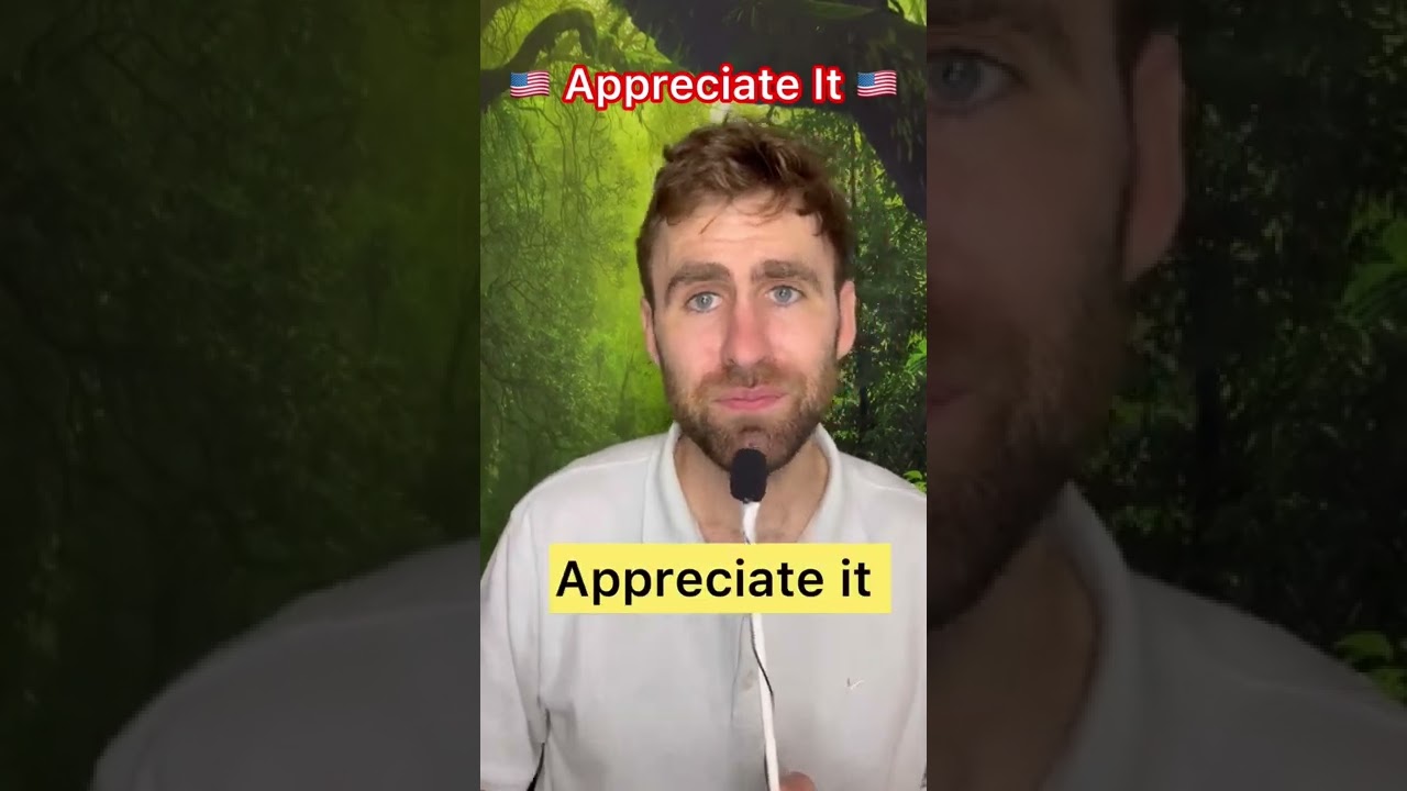 How to use “Appreciate It” Correctly in English 🇺🇸 #shorts