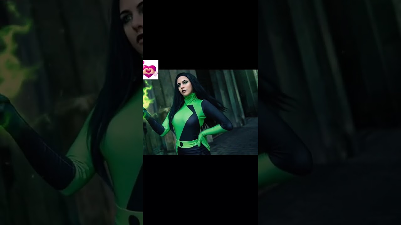 Kim Possible Shego Cosplay Costume
