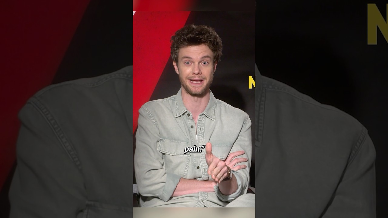 How Jack Quaid adapted to not feeling pain for @NovocaineMovie 🔪 #jackquaid #interview #novocaine