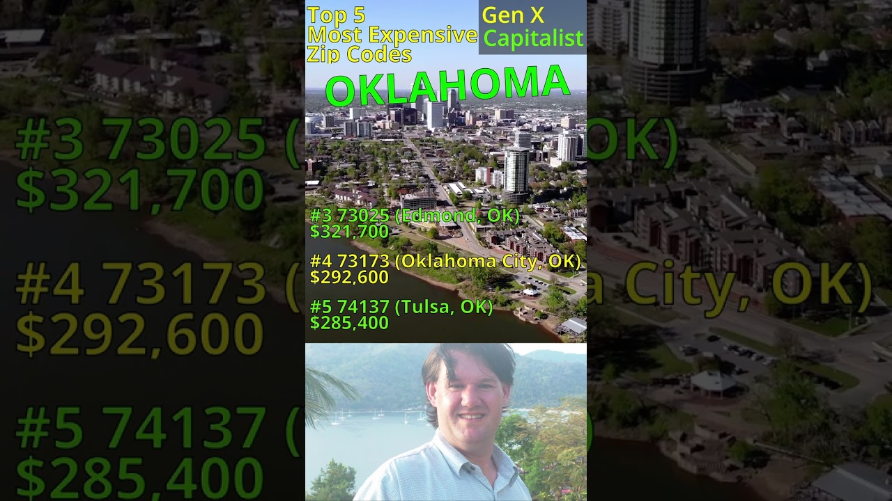 Top 5 Most Expensive OKLAHOMA Home areas by zip code.