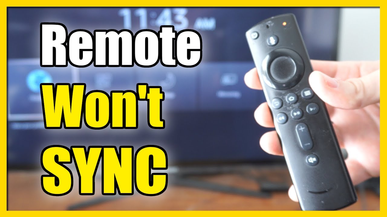 How to SYNC & Pair Fire TV Stick Remote that Won't Connect (Easy Tutorial)