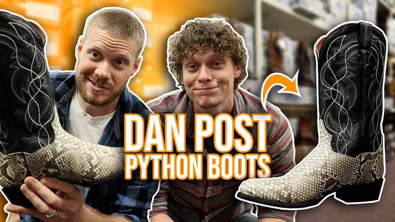 Soft STRIKE Dan Post Snakeskin Boots | Quick Impression Review