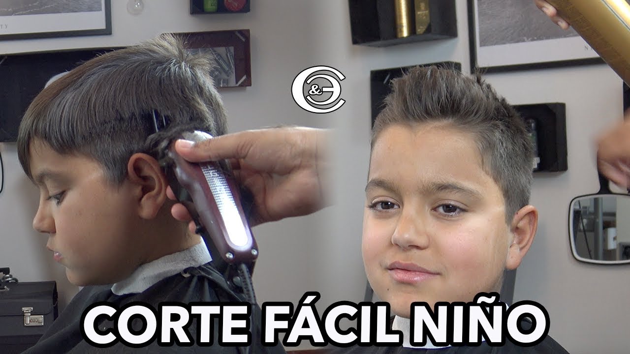 Como hacer corte niño fácil a máquina | Paso a Paso - Moderno Flequillo Palermo