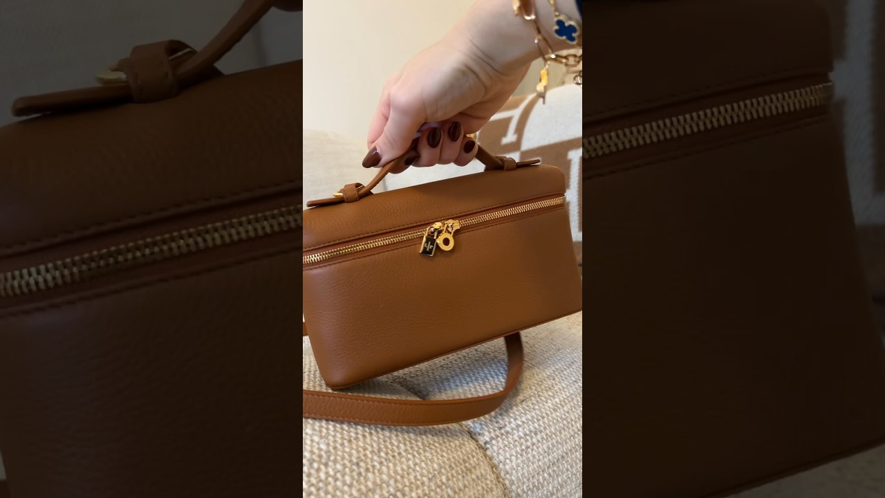 ASMR | WHAT FITS ON MY LORO PIANA BAG, Extra Pocket 19 | Pia #unboxing #asmr #vlogmas #luxury