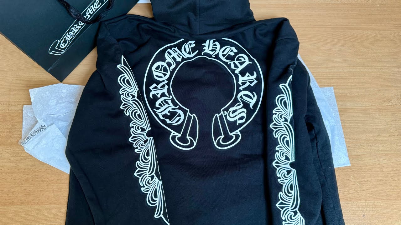 CHROME HEARTS HOODIE UNBOXING