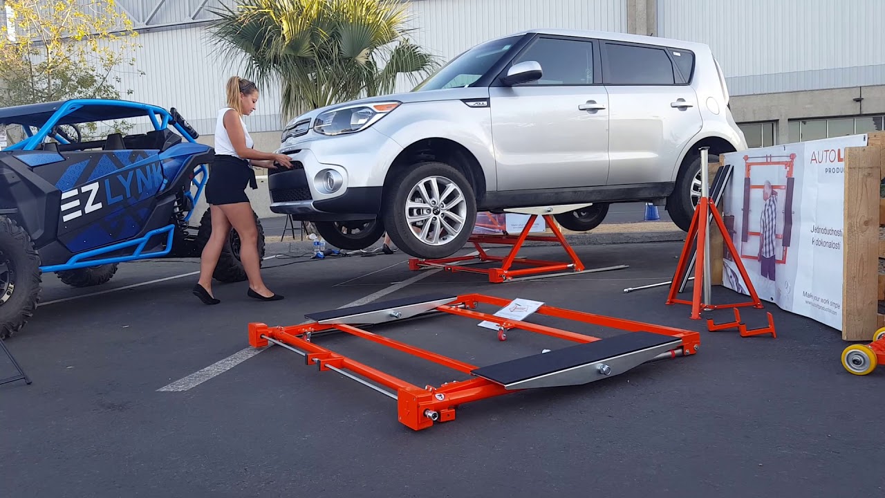 Tilting portable car jack AUTOLift3000