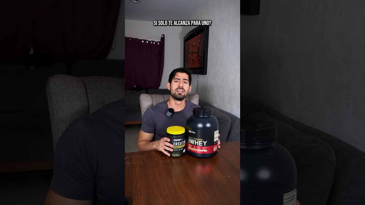 Proteína vs Creatina: ¿qué suplemento comprar primero?🤔