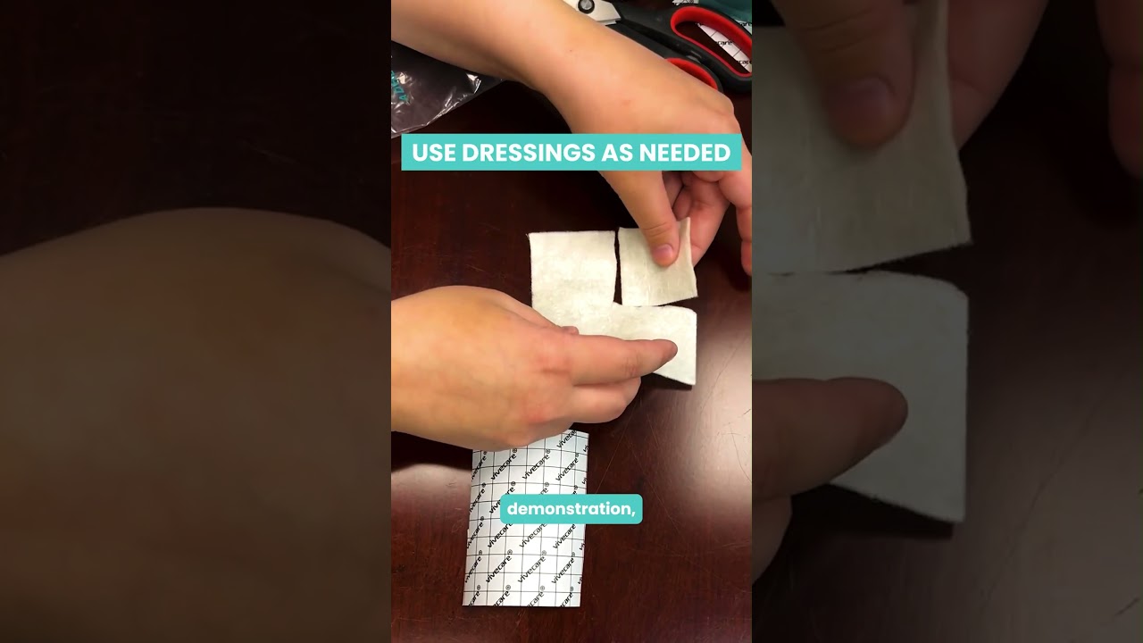 How to apply adhesive bandages for optimal healing 🩹 #woundcare #tattoocare