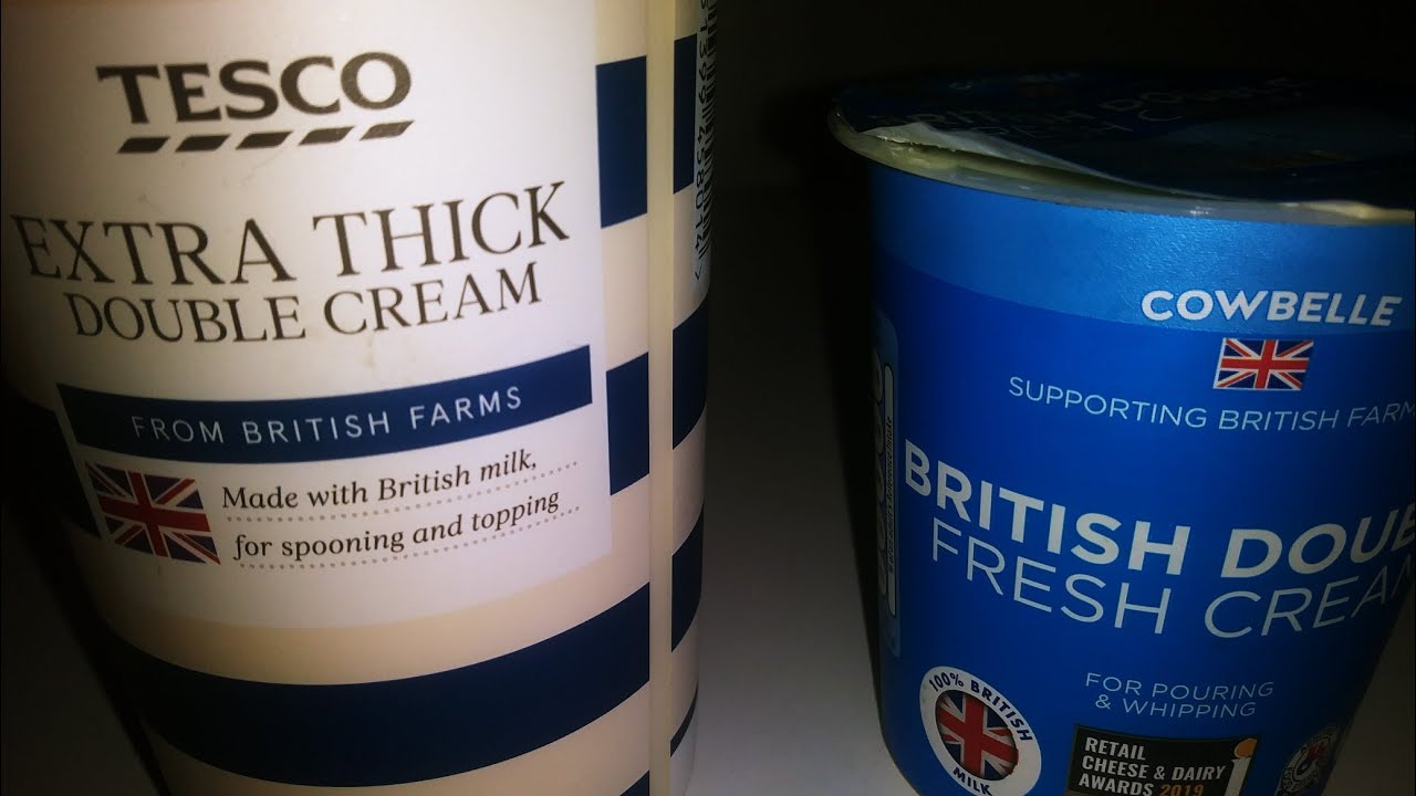 Double cream vs extra thick double cream ,whats the big deal?🐄