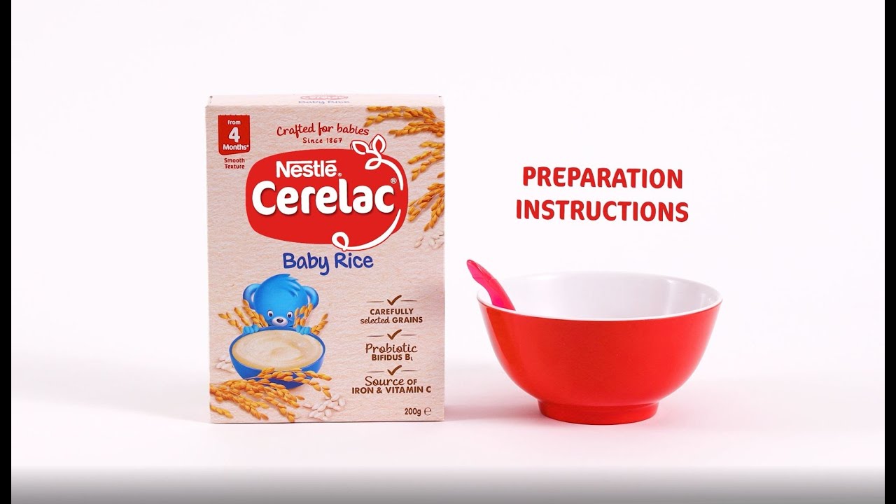 How to Prepare CERELAC Baby Rice | Infant Cereal | Nestlé FamilyNes