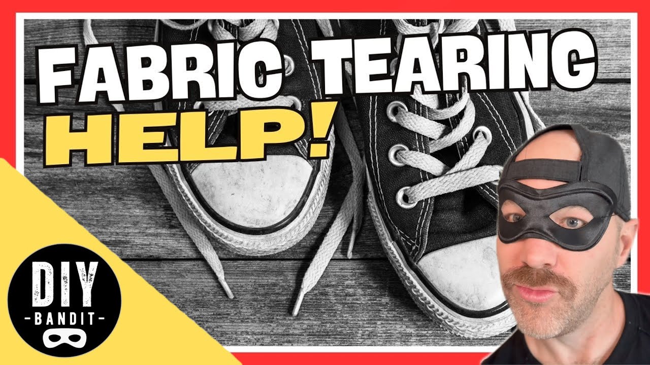 🔥 How to Fix Torn Canvas Shoes ➔ Quick & Easy Converse Sneaker Fabric Repair