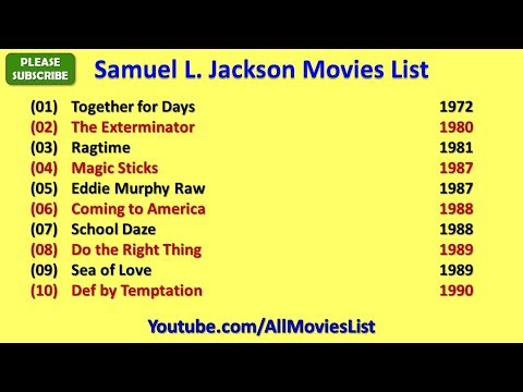 Samuel L Jackson Movies List