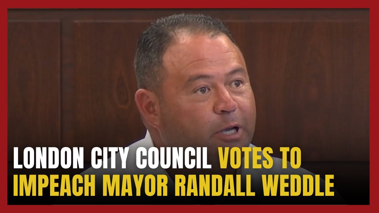 London City Council Votes to Impeach Mayor Randall Weddle