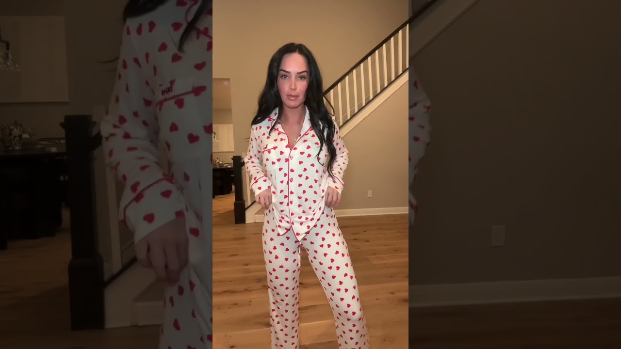 Valentines Day Skims Pajamas #skims #ootd #grwm #grwm #ootn #haul