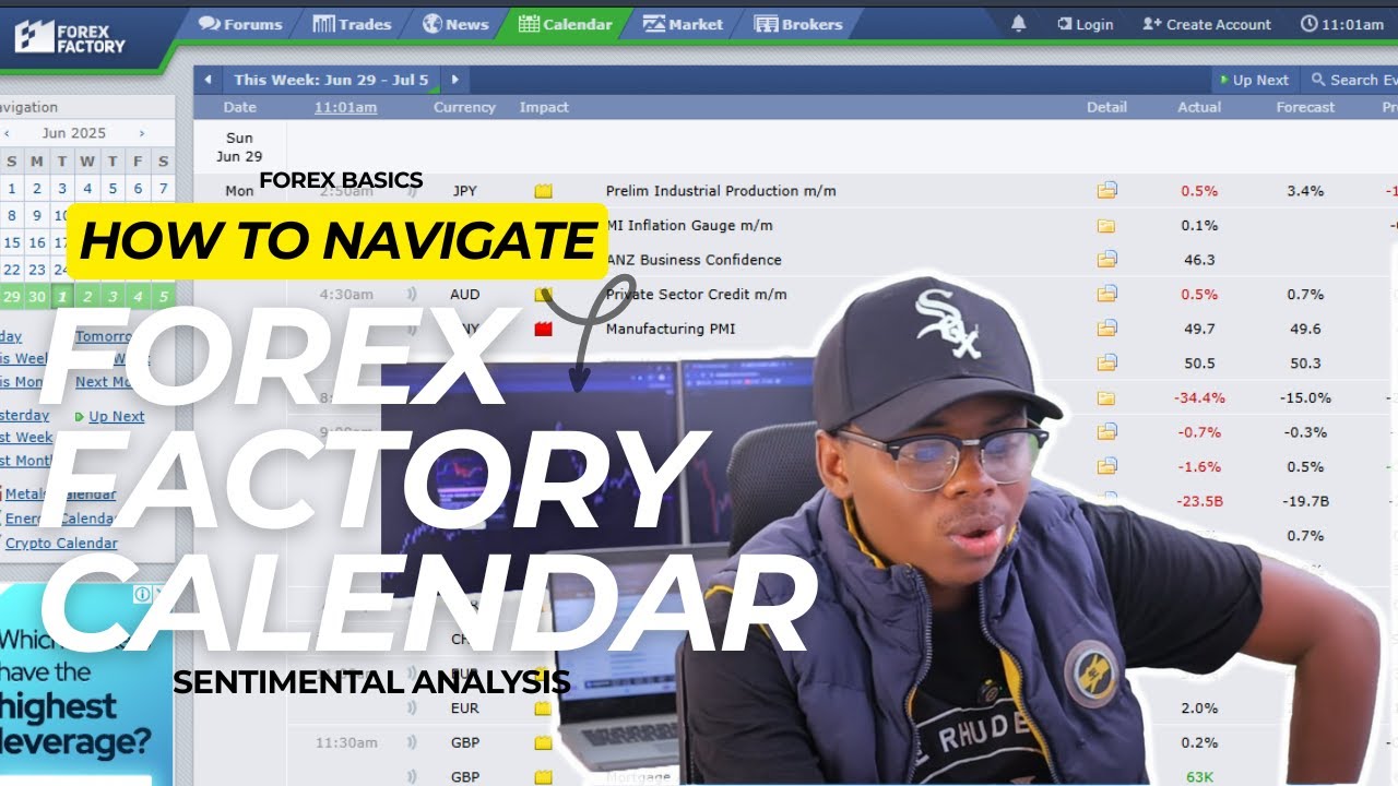 Master Forex Factory Calendar for Sentiment Insights | Blue Bull Forex Strategy