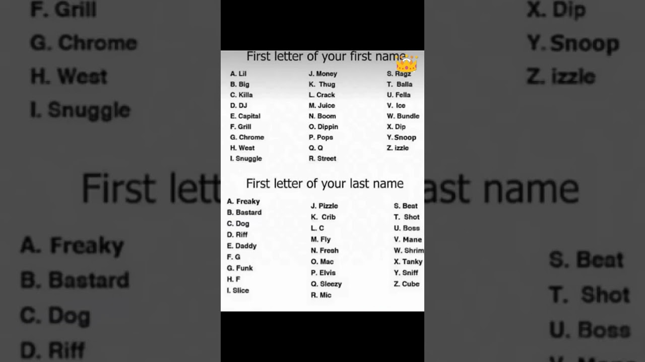 your rapper name...#shorts #rap