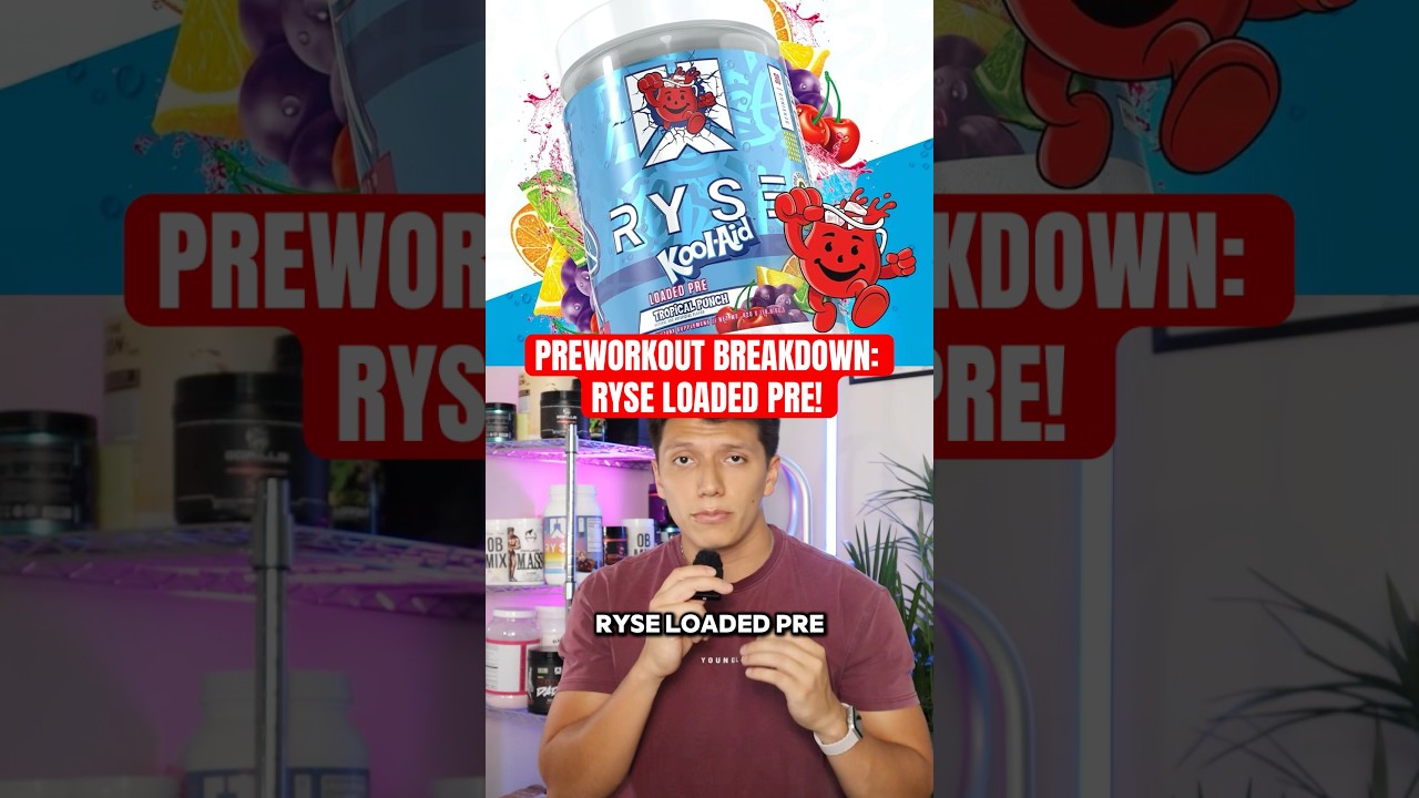 RYSE LOADED PRE: MY FORMULA BREAKDOWN! Ryse Loaded Preworkout Review #rysesupps #ryse #gym 🔥🙌