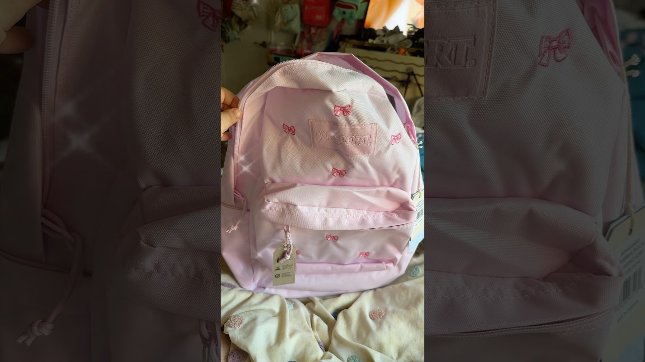 Viral @JanSport @tillysofficial pink bow 🎀 backpack 🎒