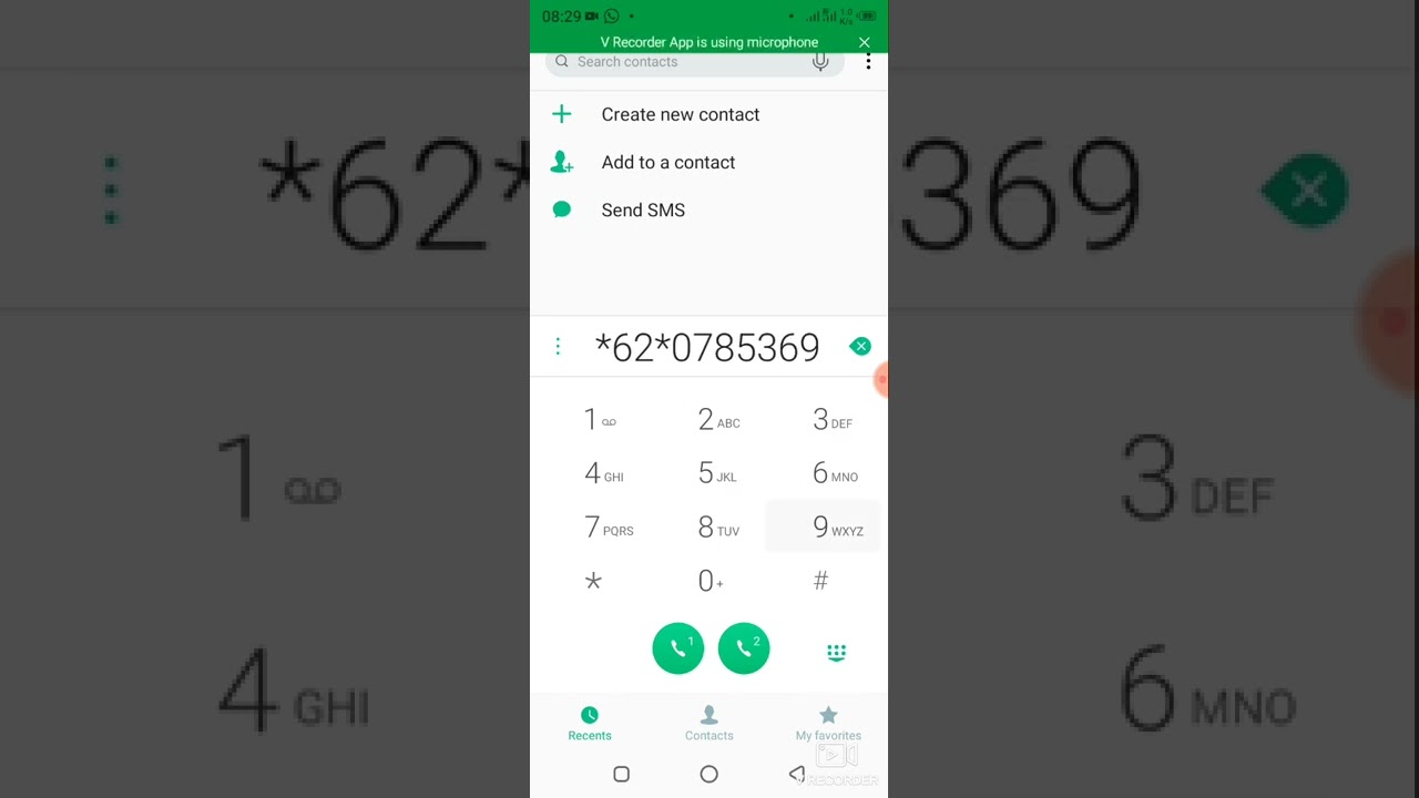 secret code to spy someone's call