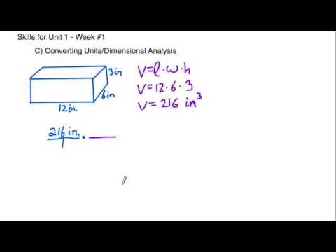 Unit 1 Converting 1 Cubic Inches to Gallon