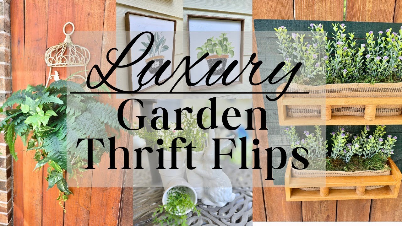 5 Luxury Garden Decor Thrift Flips