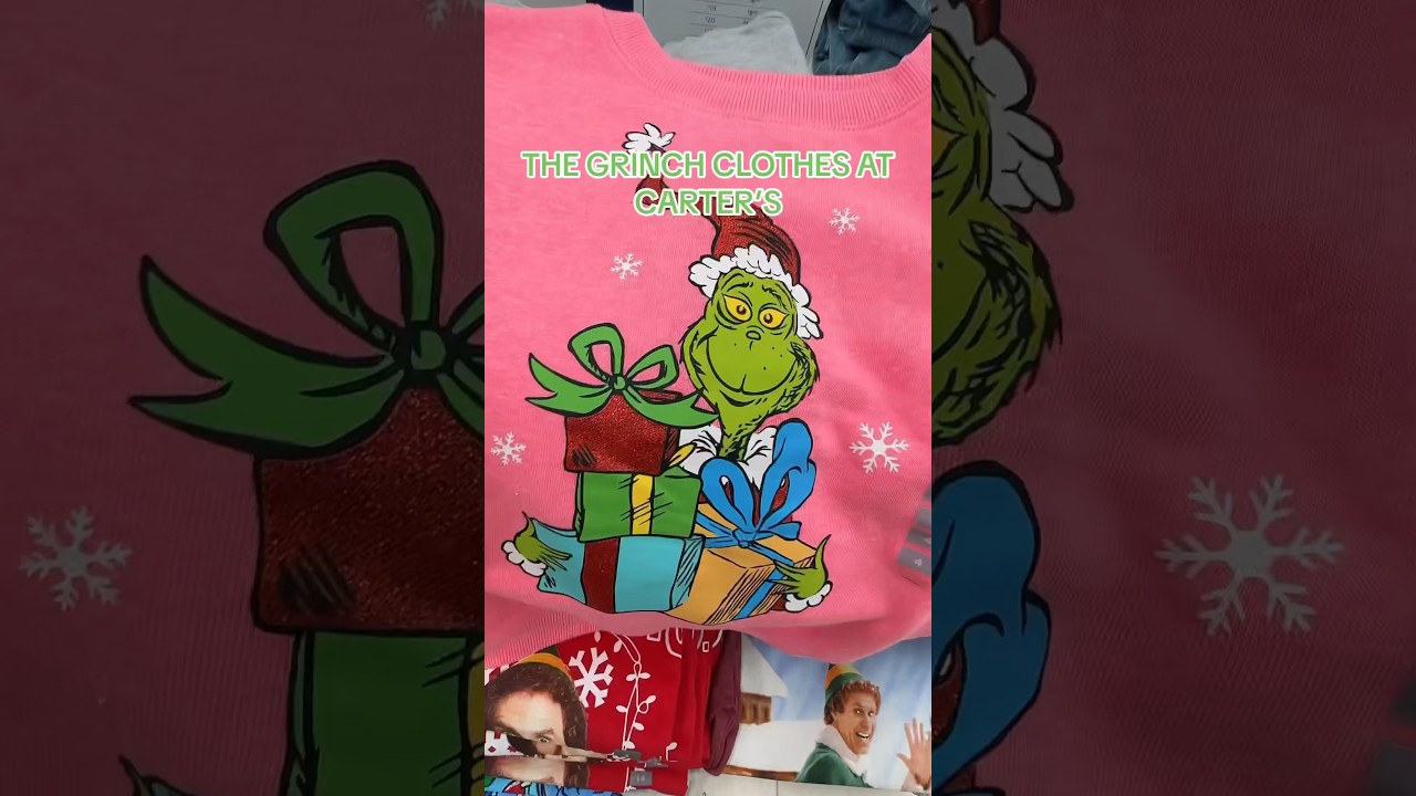 The grinch clothes at Carter’s #grinch #thegrinch #grinchmas