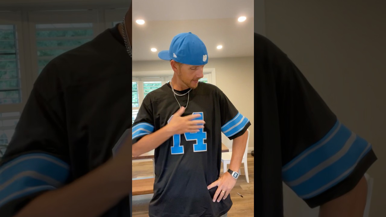 Detroit Lions NFL jerseys from Temu are not quite authentic but they get the job done. Cheap.