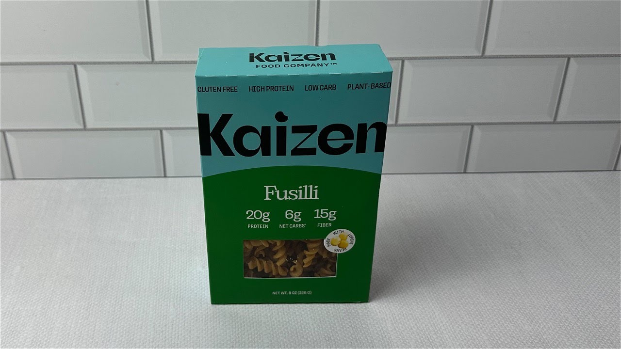 Kaizen Low Carb Fusilli Pasta - Great for Low Carb Meals