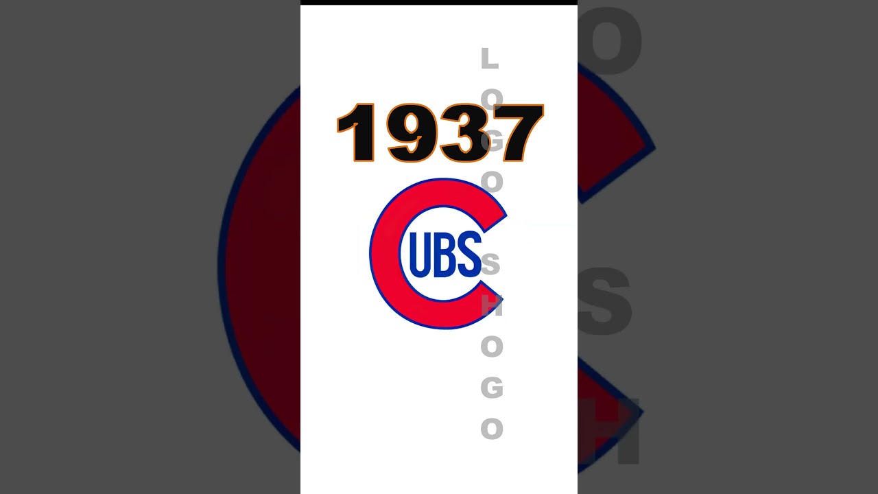 Chicago Cubs Logo Evolution #evolution #trending #history #chicago