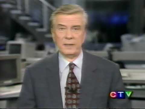 1995 - CTV News - Hugh O'Conner Dies Of Heart Attack - March 28 - Update