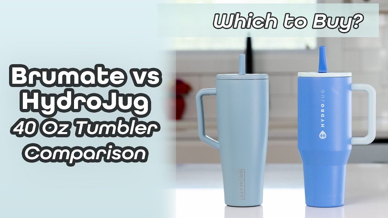 Which to Buy? Hydrojug Traveler 40 oz vs Brumate Era 40 Oz Tumbler Comparison