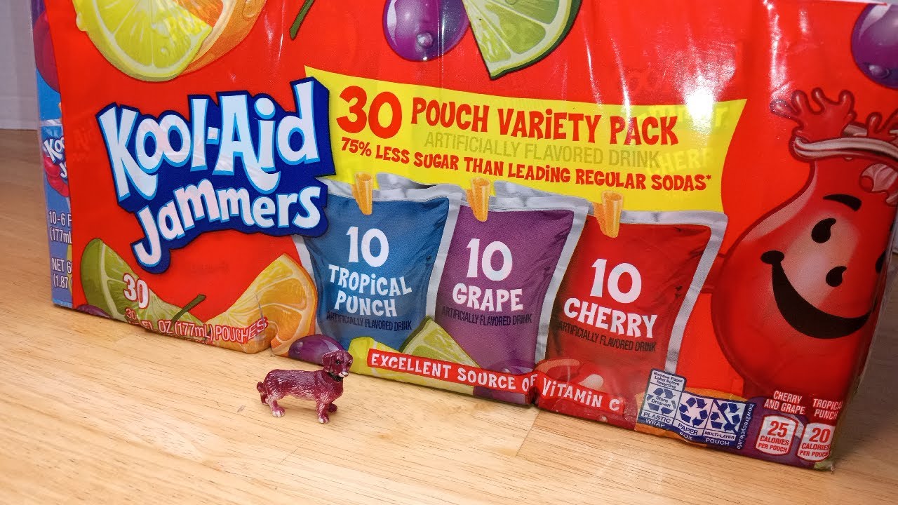 Unboxin Doxin - Kool-Aid Jammers 30 Pouch Variety Pack Tropical Punch Grape And Cherry