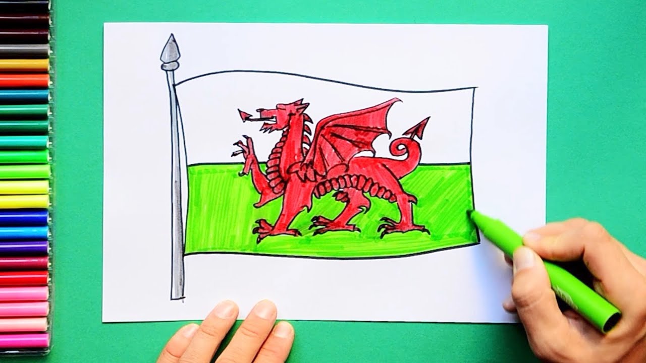 How to draw the Flag of Wales