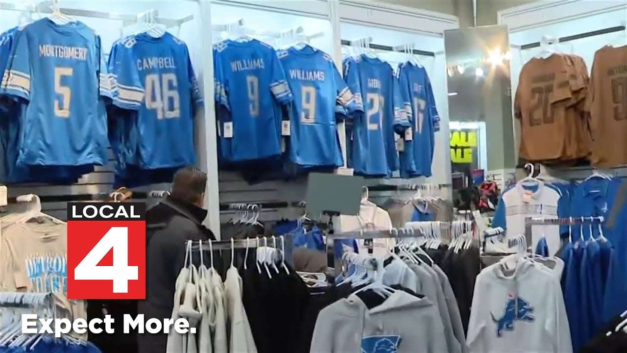 Demand for Detroit Lions gear spikes