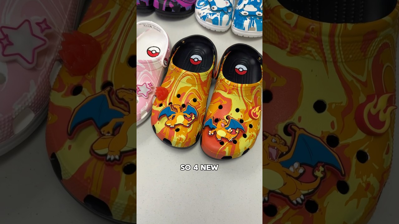Trying All of the Pokemon Crocs🔥