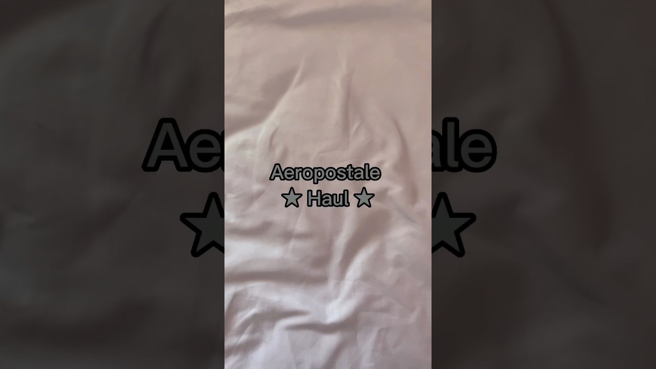 Aeropostale haul!!💗