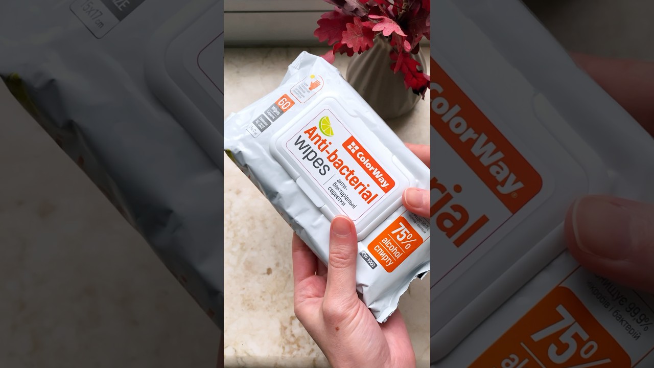 Alcohol wipes ColorWay for disinfection (15cmx17cm) 60 pcs (CW-3960)
