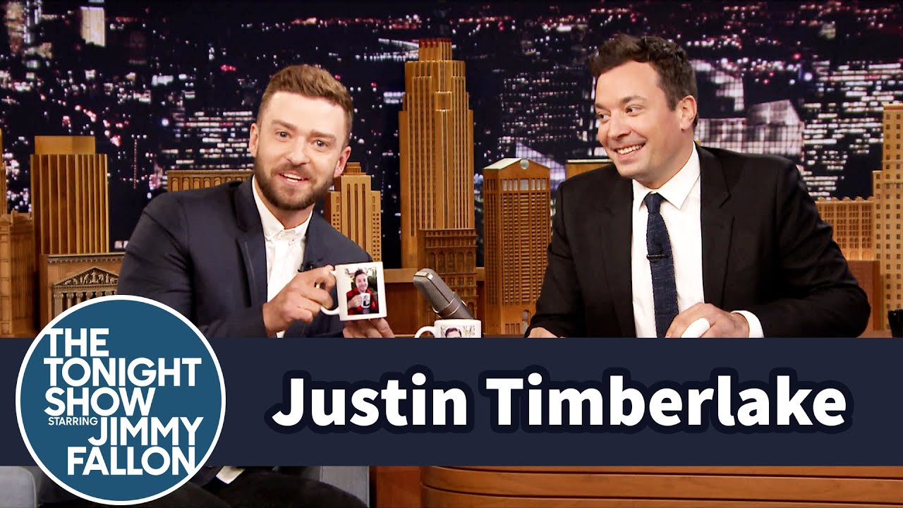 Justin Timberlake Gets Incepted by a Jimmy Fallon Mug