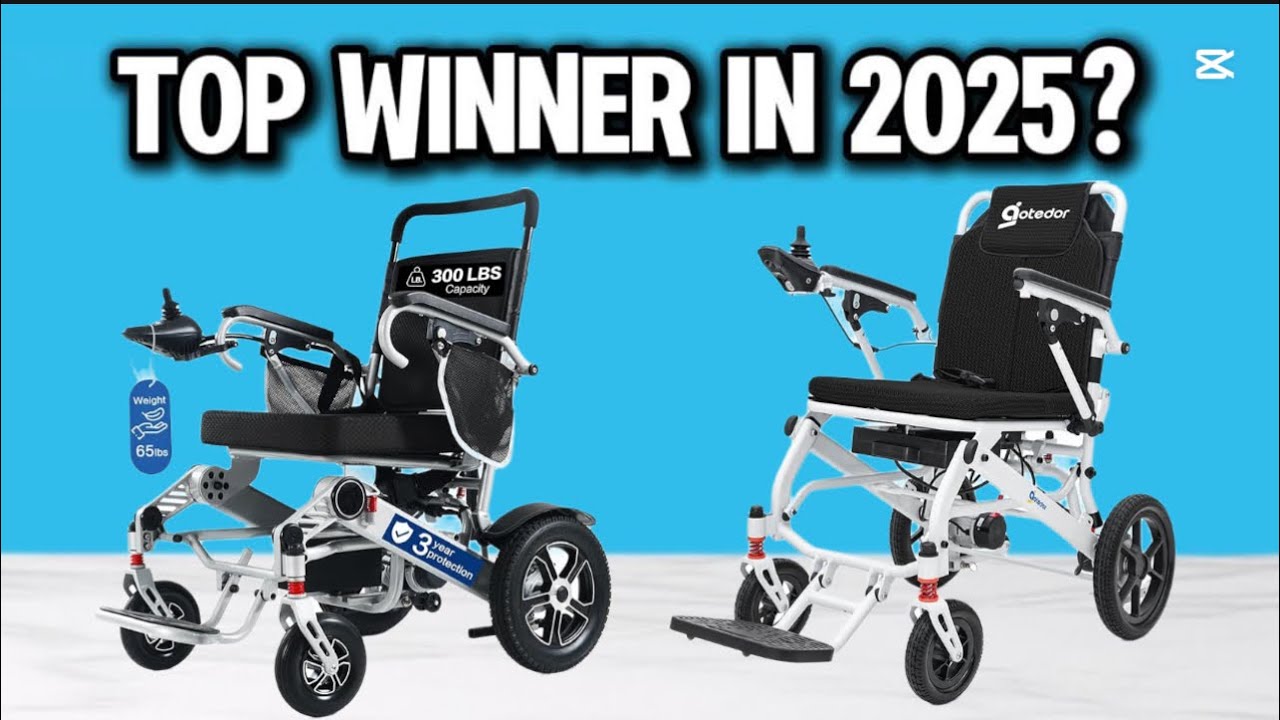 ✅Top 5 Best Foldable Electric Wheelchairs[2025] 🦽Lightweight for Travel, Seniors & Heavy Person