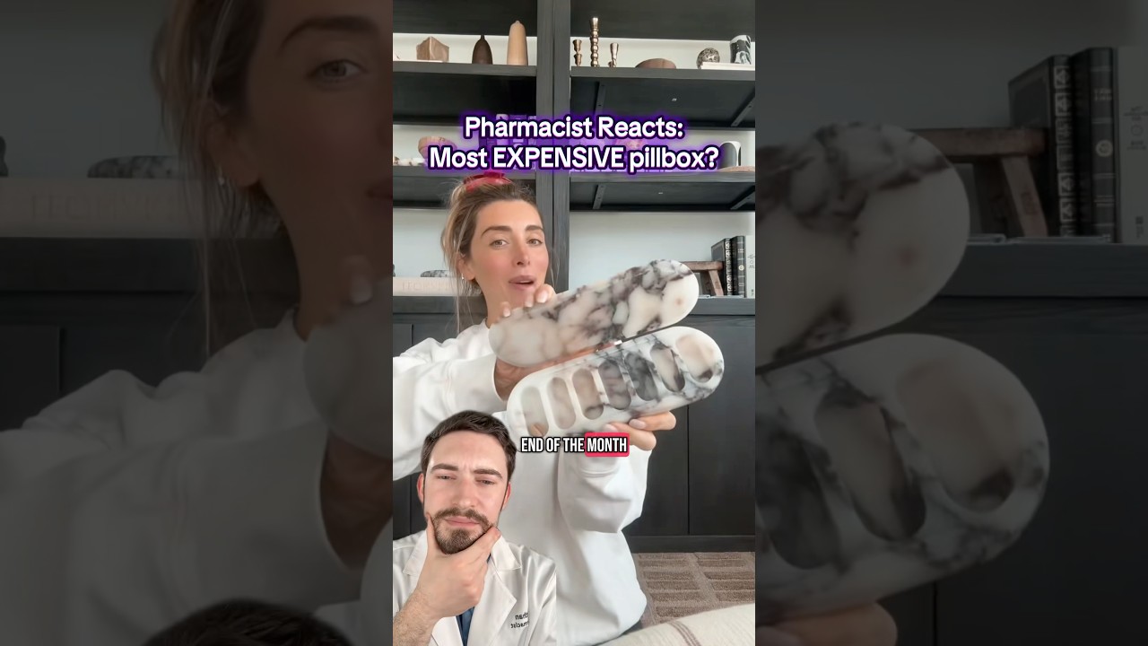 ‼️ A $130 PILLBOX? Is this necessary? Pharmacist reacts #pillbox #pharmacy #pharmacist