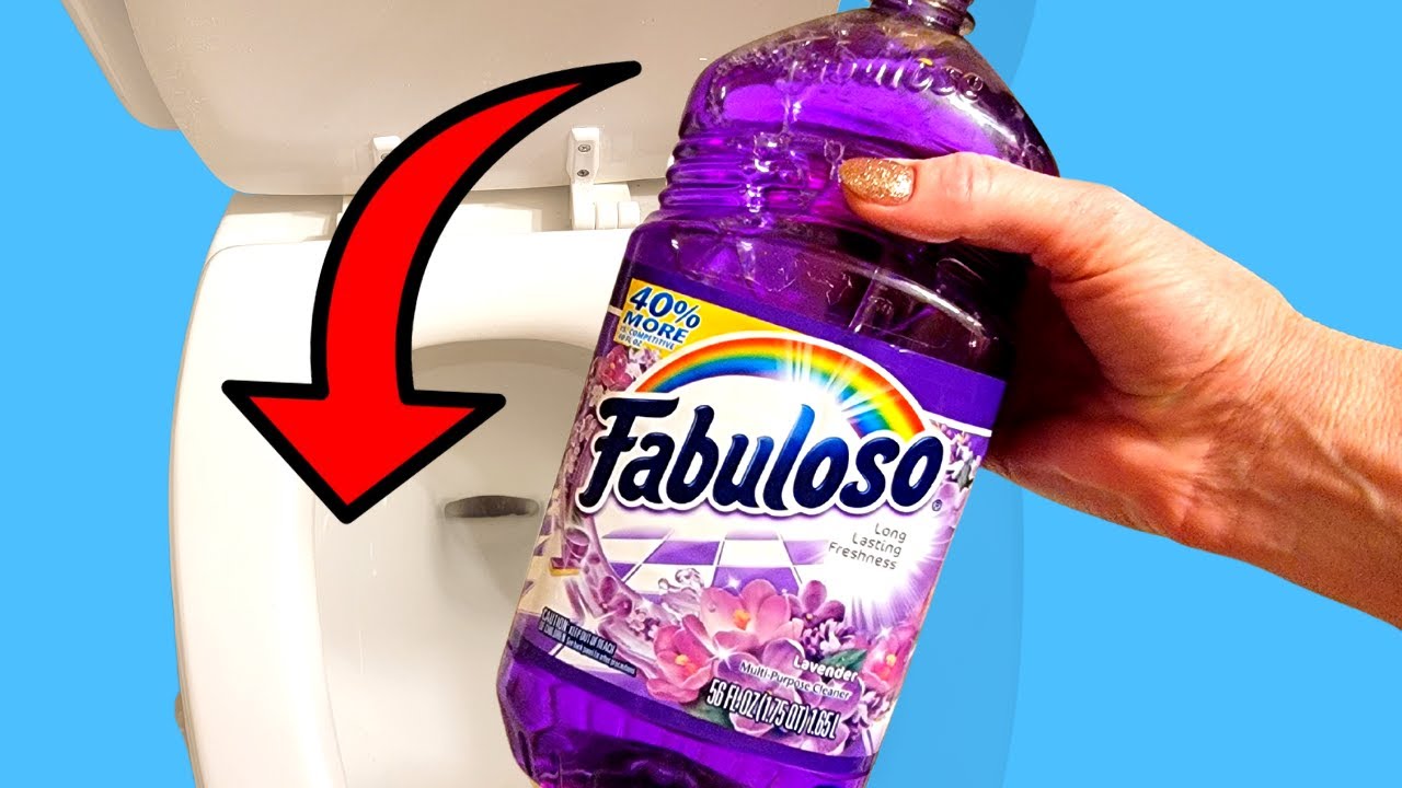 💥(AMAZING) Put Fabuloso in your toilet tank and WATCH WHAT HAPPENS