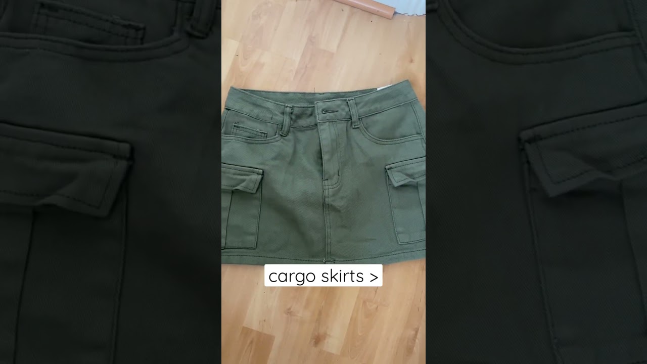 cargo skirts ! #shorts