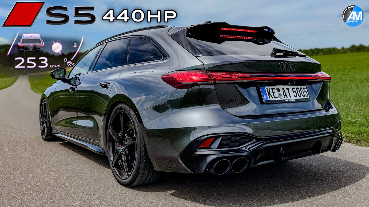 NEW! S5 Avant (440hp) ABT🚀 | 100-200 km/h accelerations🏁| by Automann in 4K