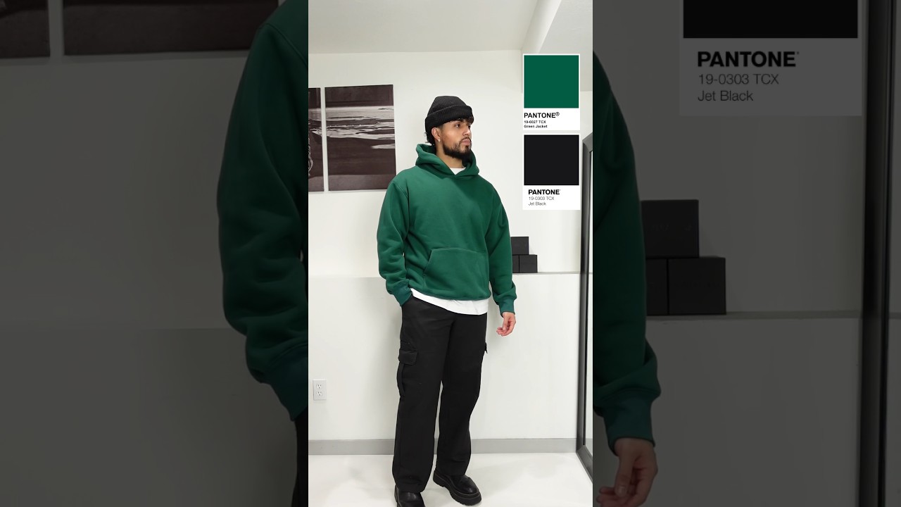 Recent pickup, oversized green hoodie 🌲 what do yall think? #outfitsinspo #mensfashion #hoodie