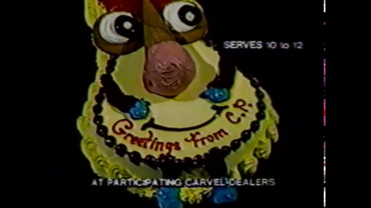Carvel Ice Cream Cake "Cookie Puss" Commercial - 1982