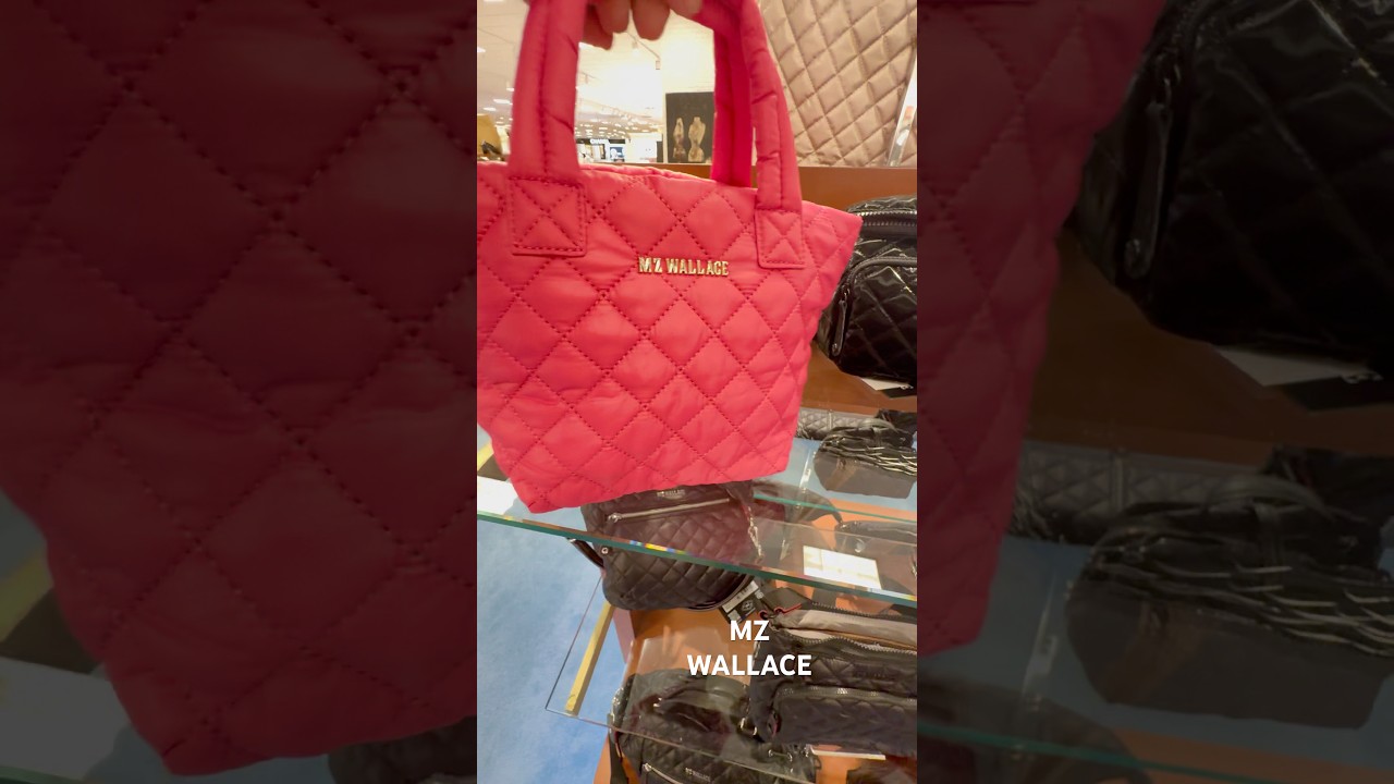 MZ WALLACE METRO SHOULDER BAG & METRO TOTE DELUXE #mzwallace #shoulderbag #totebag