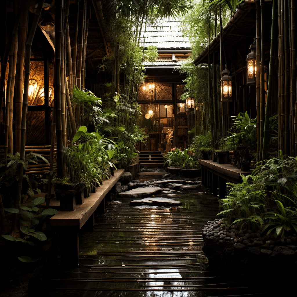 inchin bamboo garden