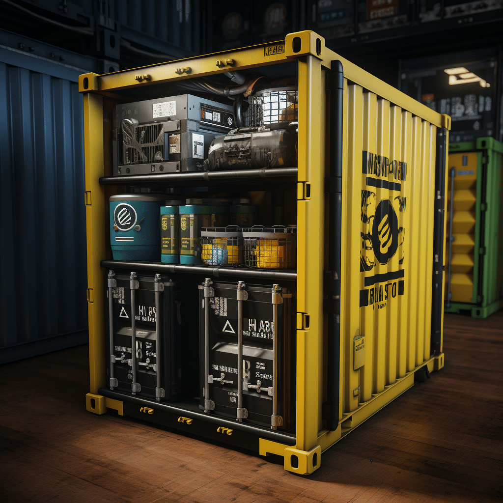 hazardous storage containers