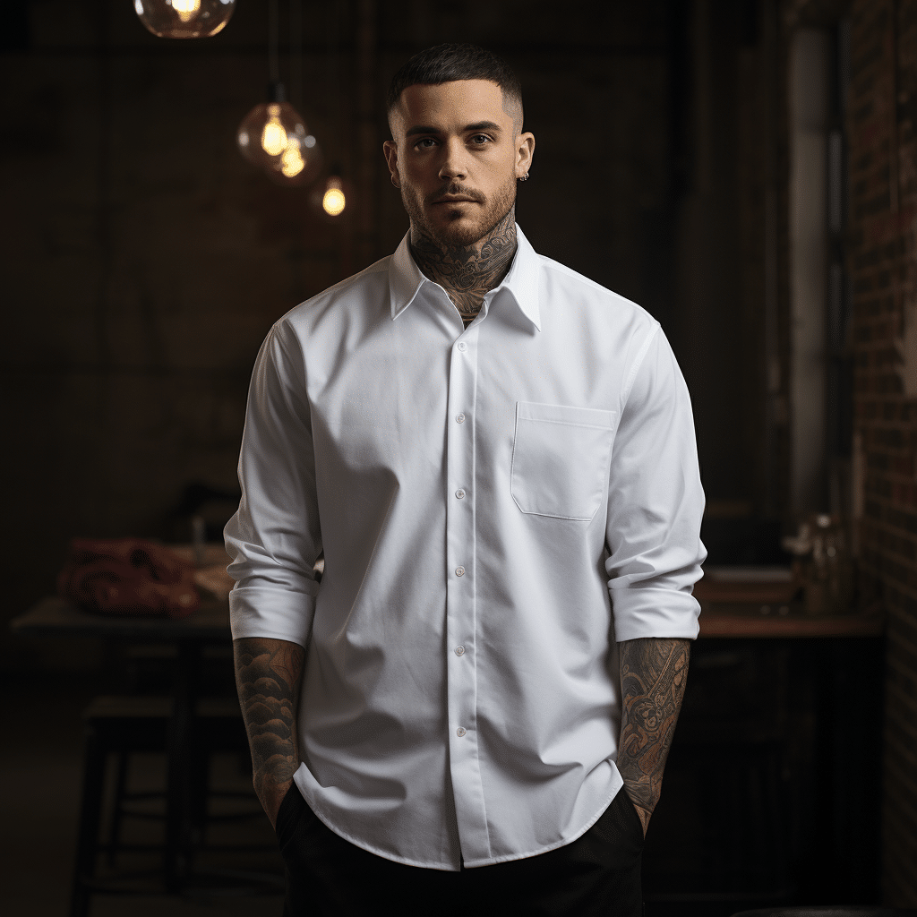 white work shirt